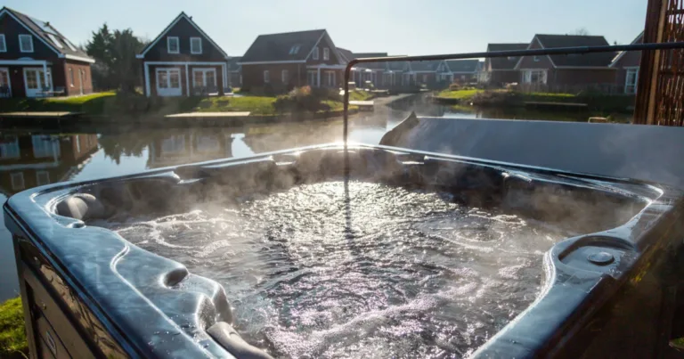 Vakantiehuisjes met bubbelbad buiten